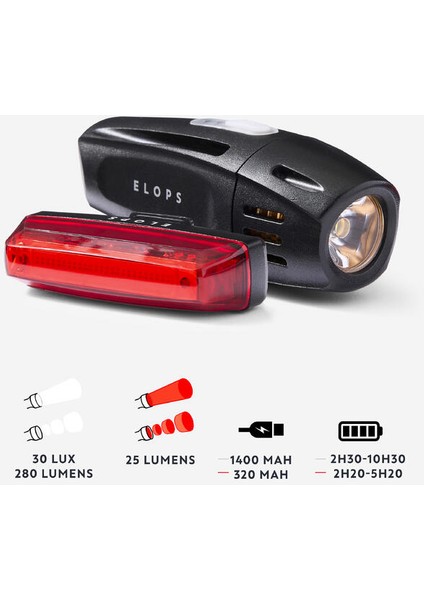 ST 920 Bisiklet Aydınlatma Seti