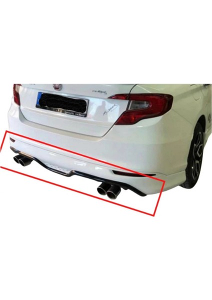 Fıat Egea Sedan Arka Tampon Eki (( 612 Mistik Gri Boyalı Ortası Siyah ))