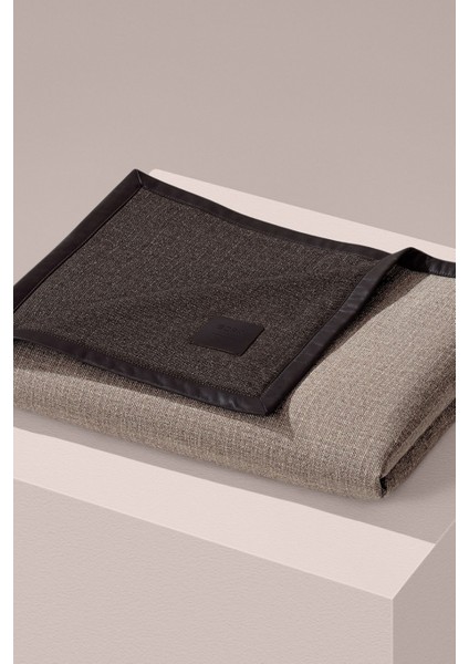 Blanket HP803 Kaşmir ve Yünlü, Gerçek Deri Kenarlı Lüks Battaniye fırsatları