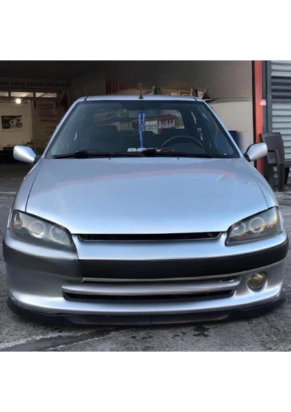 Peugeot 106 1991-2004 Uyumlu Evrensel 2 Parça Astra H Model Ön Ek Tampon Dili Lip Esnek Karlık