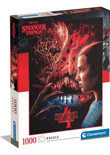 39763 Things – 1000 Parça – Yetişkin, Netflix Yapboz, &apos;da Üretilmiştir, Çok Renkli