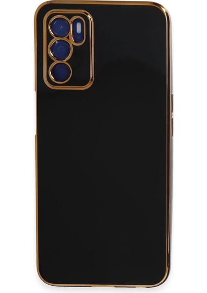 Oppo A16 Kılıf Volet Silikon - SIYAH-(5796) - N187J315-M65187