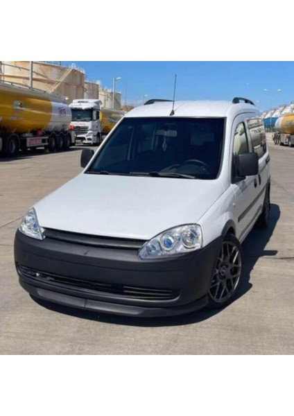 Opel Combo C 2002–2012 Uyumlu Evrensel 2 Parça Astra H Model Ön Ek Tampon Dili Lip Esnek Karlık