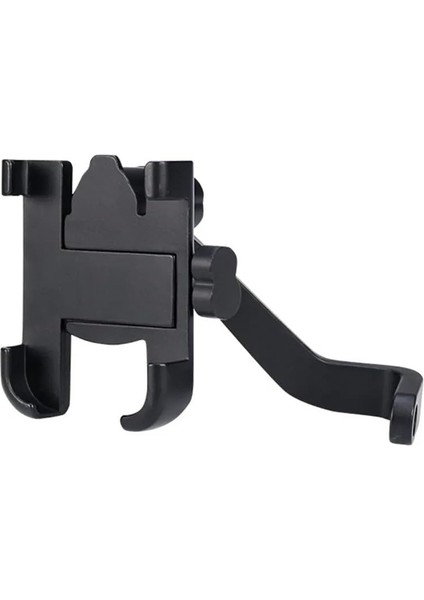 Bisiklet ve Telefon Tutucu, 360° Dönebilir, Ayarlanabilir, Metal Malzeme, Siyah