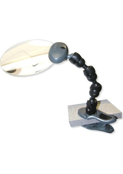 Am-20 Klemmlupe 2 x Büyütme ile Led-Işıklandırma