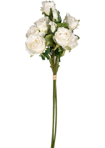 Çiçek Gül Demeti Beyaz 60 Cm.