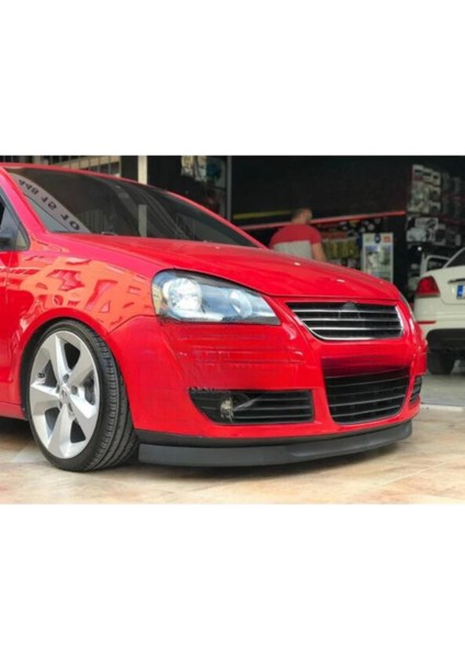 Vw Polo Mk4-4.5 2002-2008 Uyumlu Evrensel 2 Parça Astra H Model Ön Ek Tampon Dili Lip Esnek Karlık modelleri