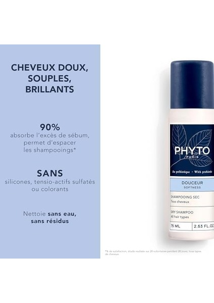 Phyto Phytosoftness Tüm Saç Tipleri Için Kuru Şampuan, 75ML modelleri