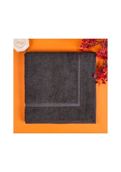 Soft Samantha Ayak Havlusu - Antrasit - 60X60 cm