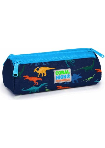 Lacivert Dinozor Çanta, Üç Bölmeli 22329