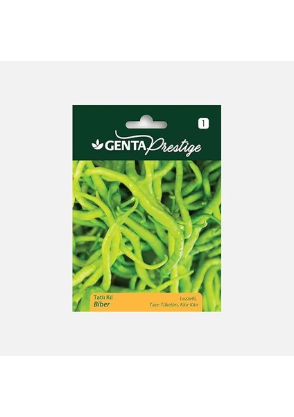 Prestige Tatlı Kıl Biber Tohumu Sebze Tohumu
