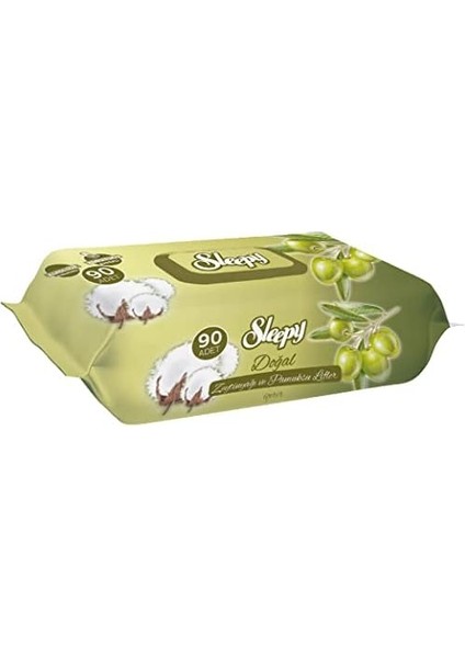 Sleepy Doğal Zeytinyağlı Islak Havlu (24 x 90 Adet) fiyatları