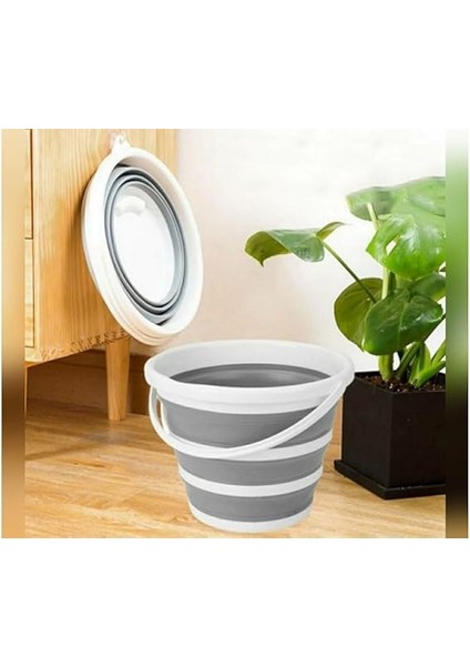 Katlanabilir Yer Kaplamayan Temizlik Kovası 13 Litre, Banyo, Mutfak ve Temizlik Için Katlanabilir Kova, Akordiyon Kova indirimleri