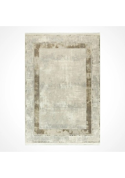 Ayora Çerçeveli Krem Polipropilen ve Polyester Makine Halısı fiyatları