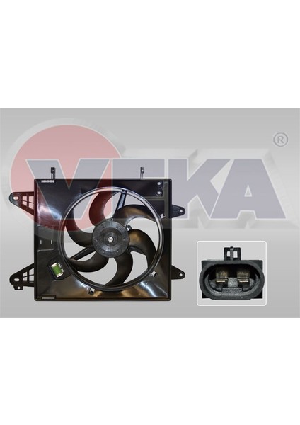 VEKA-25-1821 - Fan Motoru Davlumbazlı Marea Brava Bravo I 1.6 16V Ac