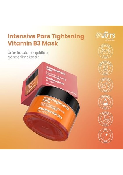 Gözenek Sıkılaştırıcı Vitamin B3 Maske 50ML