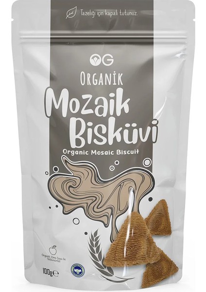 Buğz Og Natural Organik Mozaik Bisküvi (100 Gr)