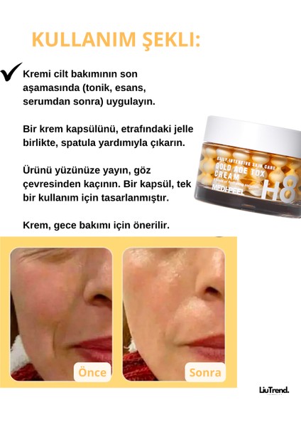 Medıpeel Gold Age Tox Cream 50 ml Cilde Parlaklık ve Esneklik Kazandıran Altın Kapsül Krem indirimleri
