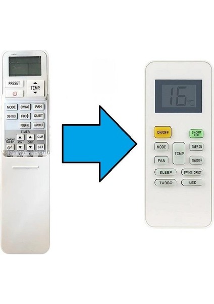 WH-TA04NE Klima Kumandası-Resimde Sağdaki Gönderilir fiyatları