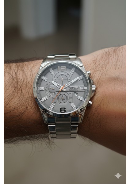 Ferucci Ferrucci Erkek Kol Saati Gümüş Renk, Gümüş Kadran - Şık Metal Kordon, 2 Yıl Garantili modelleri