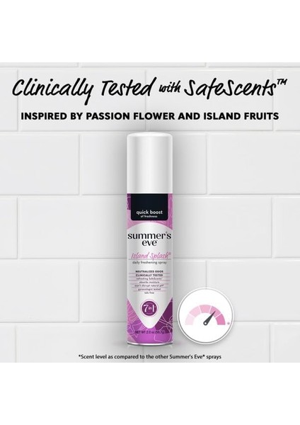 Summers Eve Freshening Sprey 2 Ounce Island Splash (59 Ml)