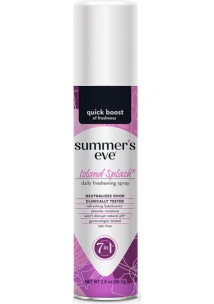 Summers Eve Freshening Sprey 2 Ounce Island Splash (59 Ml) modelleri
