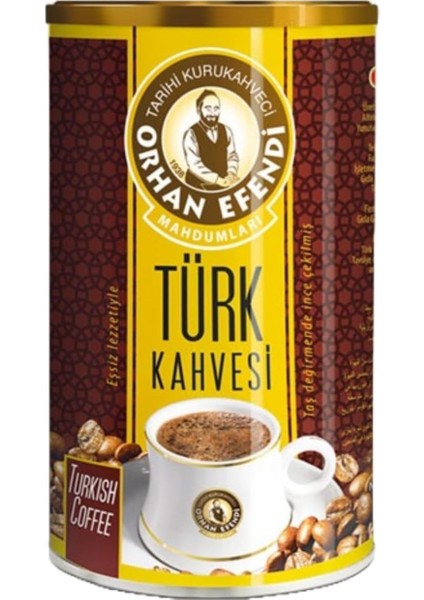 Altıncezve Orhan Efendi Türk Kahvesi Teneke 250 gr fiyatları