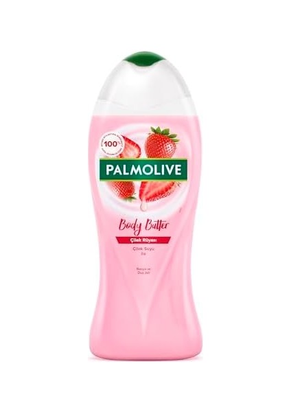 Palmolive Body Butter Çilek Rüyası Çilek Suyu ile Banyo ve Duş Jeli (500 Ml)