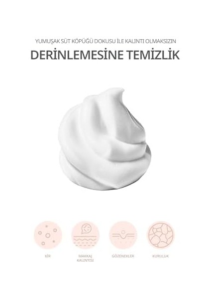 Mıssha Yağlanma Karşıtı Bakım Sağlayan Yüz Temizleme Köpüğü Creamy Latte Cleansing Foam Green Tea fiyatları