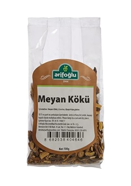 Arifoğlu Meyan Kökü 100 gr