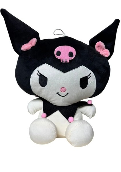 Sevgiliye Özel Sevimli Kuromi Peluş Oyuncak - Hediye Kuromi Peluş Siyah 35 cm modelleri