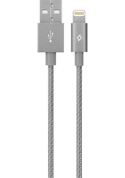 Alumicable Mfi iPhone ile Uyumlu 120CM Şarj Kablosu - Uzay Grisi (2DKM02UG)