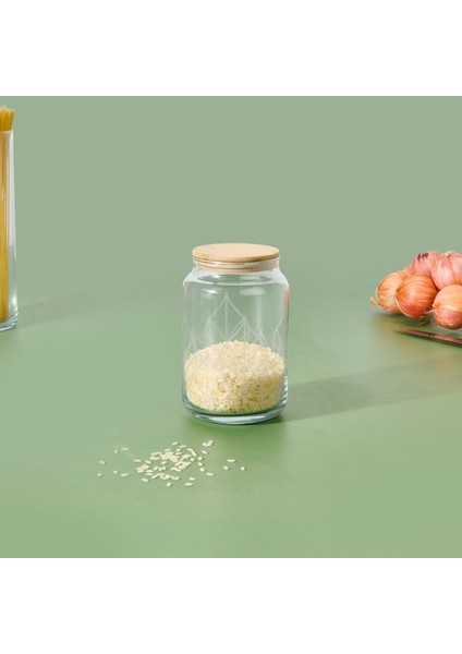 Kitchen Melagne Kavanoz - Renkli - 970 ml