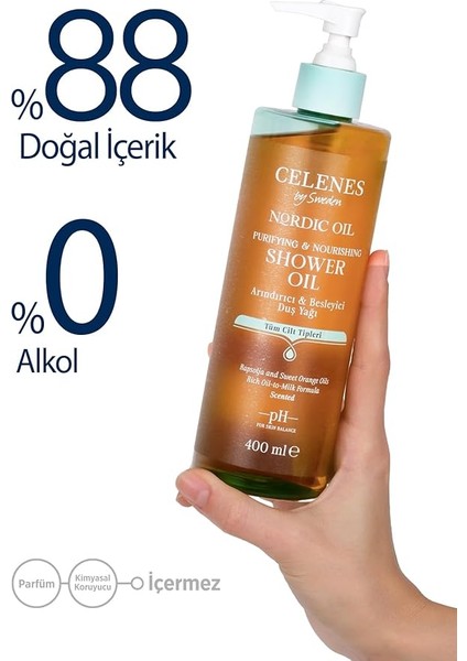 Celenes Nordic Oil Duş Yağı Tüm Cilt Tipleri fırsatları