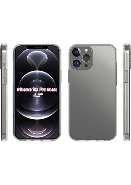 Apple iPhone 13 Pro Max Kılıf Süper Silikon Kapak