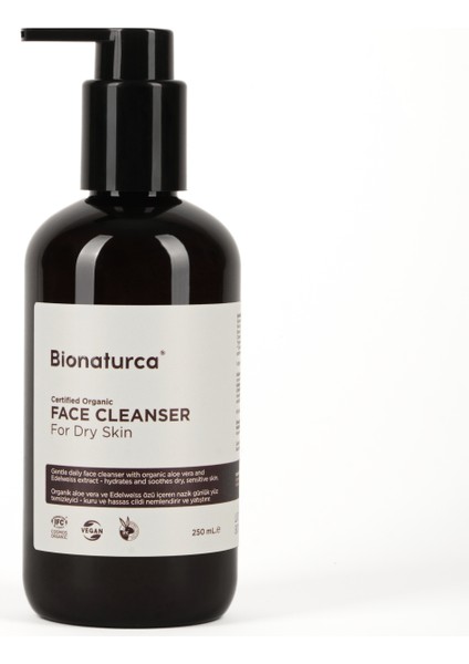 Organik Sertifikalı Kuru Ciltler Için Yüz Temizleme Jeli 250 ml L- Bionaturca fiyatları