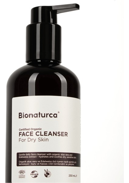 Organik Sertifikalı Kuru Ciltler Için Yüz Temizleme Jeli 250 ml L- Bionaturca modelleri