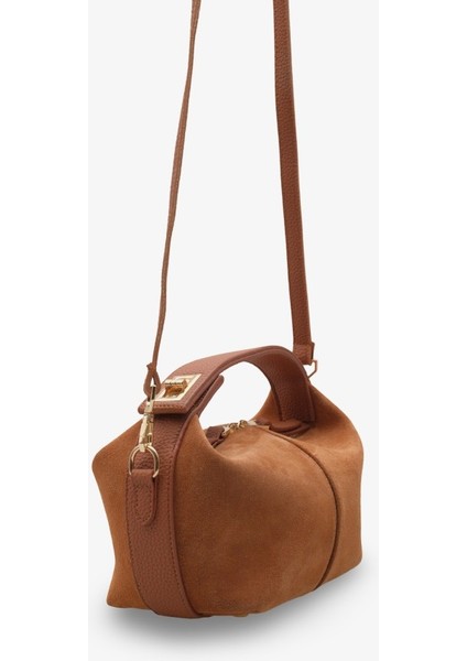 Delila Kadın Günlük Çanta - Taba Süet fiyatları