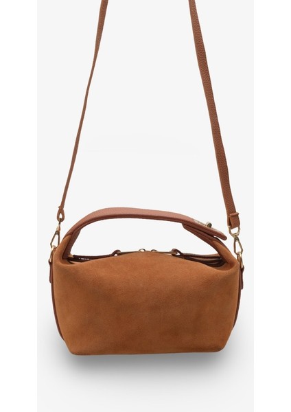 Delila Kadın Günlük Çanta - Taba Süet indirimleri