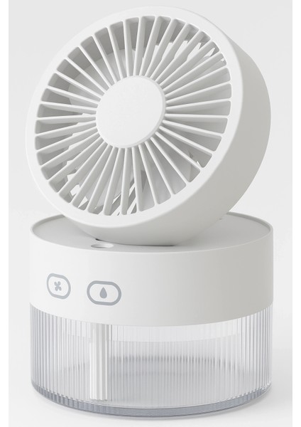 Su Spreyli Katlanır Başlıklı USB Mini Fan