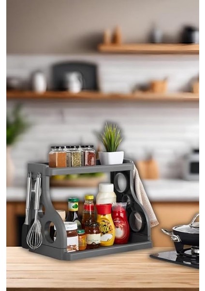 Life Tezgah Üstü Organizer Düzenleyici Gri Renk MIT1066 fiyatları