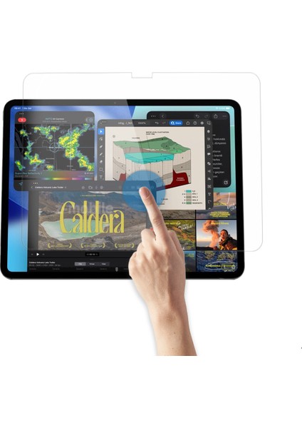 iPad Pro 11" M5 2025/M4 2024 Uyumlu Ekran Koruyucu Temperli Cam iPad Pro 11 Ekran Koruyucu fırsatları