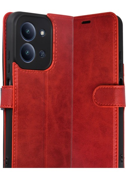 CPT05 Xiaomi Redmi 15C 4g Trend S Plus Kapaklı Kılıf - Kırmızı fiyatları