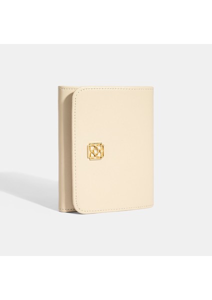 Kadın Krem Deri Cüzdan modelleri