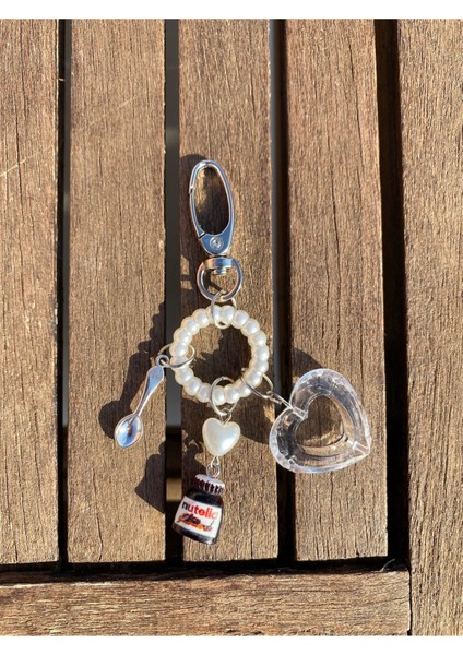 Kaşık Charmlı Çikolata Çanta Aksesuarı fiyatları