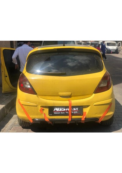 Opel Corsa D Uyumlu Egzoz Çıkışı Kapalı Difüzör 2006-2014 Parlak Siyah fiyatları