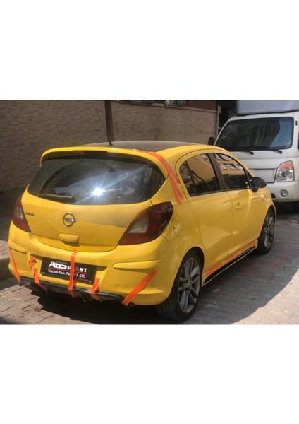 Opel Corsa D Uyumlu Egzoz Çıkışı Kapalı Difüzör 2006-2014 Parlak Siyah fırsatları