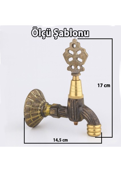 Pirinç Döküm Osmanlı Motifli Musluk Bahçe Çeşme Şadırvan Balkon Için Dekoratif Otantik Musluk modelleri