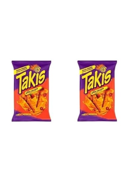 Takis Queso Volcano Peynir ve Kırmızı Acı Biber Aromalı Mısır Cipsi 90GR (2 Adet) fiyatları