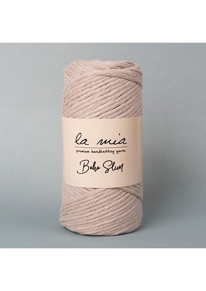 La Mia Boho Slim Bej El Örgü Ipi - L156 - 34252